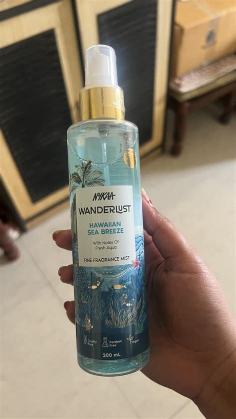 Nykaa Wanderlust Hawaiin Sea Breeze Body & Hair Fine Fragrance ...