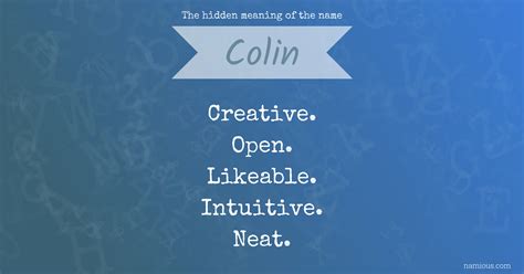The hidden meaning of the name Colin | Namious