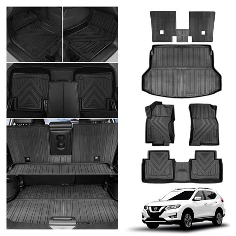 Amazon.com: Antsvnn Fit for 2020-2014 Nissan Rogue Floor Mat Backrest ...