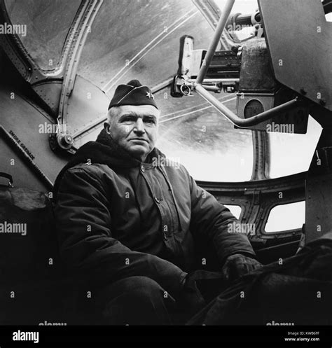 Maj. Gen. Simon Bolivar Buckner in a cockpit of an airplane, ca. 1942 ...