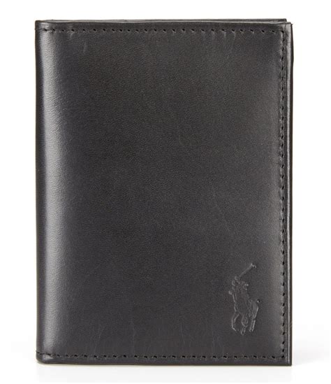 Ralph Lauren Men S Black Leather Wallet at Harold Raines blog