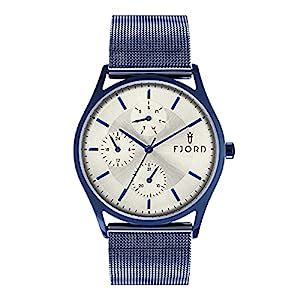 Fjord Analog Silver Dial Men's Watch : Amazon.in: Fashion