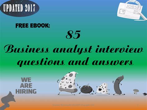85 business analyst interview questions and answers | PDF