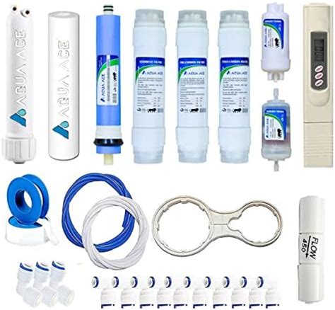Aqua Ace RO Service kit of Membrane & Filter for All Type of Water ...