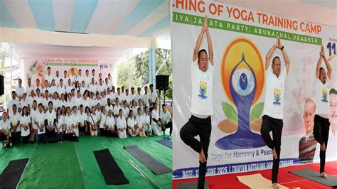 Arunachal BJP launches yoga training camp, marks Father’s Day with tree ...