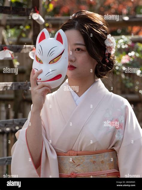 Traditional Kitsune Mask YangYong Little Bunny Kitsune Mask,