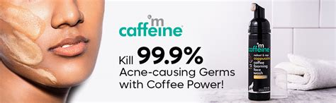 mCaffeine Coffee Foaming Face Wash for Oily Skin | Anti Acne Face Wash ...