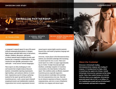 Lionbridge’s Translation Supports Major Telecoms Company
