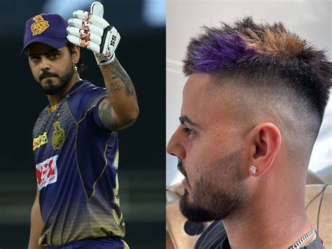 IPL 2022: KKR batter Nitish Rana sports a trendy hairstyle with purple ...
