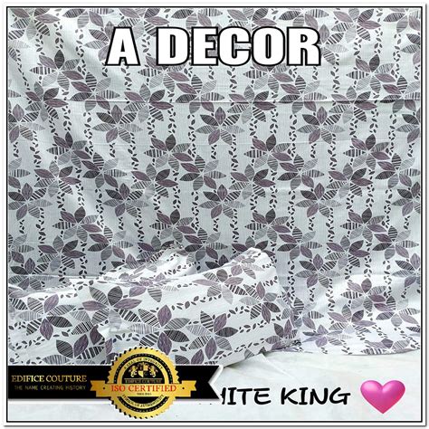 Buy Edifice Couture a Decor Cotton Bedding Set - Grey (21_gf_dbl ...
