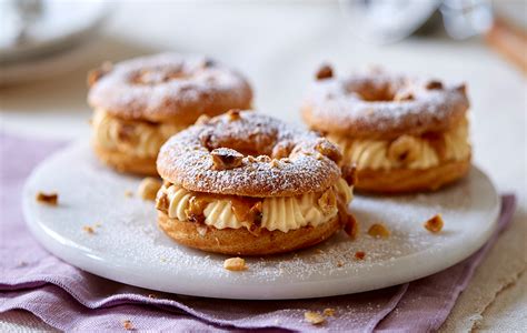 Paris Brest with apple and hazelnut | Recipe | French desserts ...