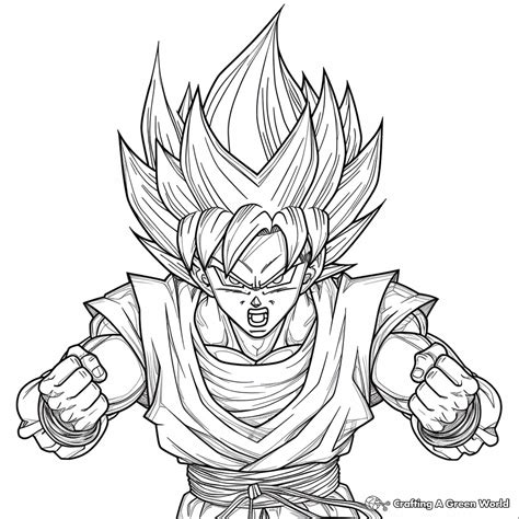 Cc Goku Coloring Pages