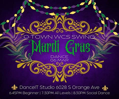 MARDI GRAS DANCE, Dance It Studio, Belle Isle, 6 March 2025 | AllEvents