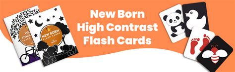 Buy The Curious Bees - Newborn High Contrast Flash Cards - Black ...