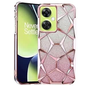 DEZET TPU Glitter Geometric Case for OnePlus Nord CE 3 Lite 5G Luxury ...
