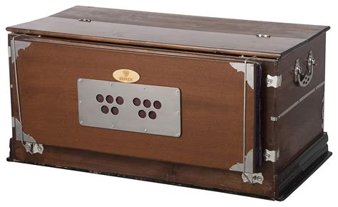 BRIX Harmonium Musical Instrument 7 Stopper, Double Bellow,39 Key, Two ...