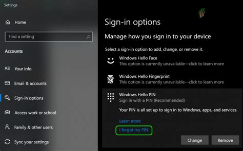 Image result for Windows Hello Pin Problems