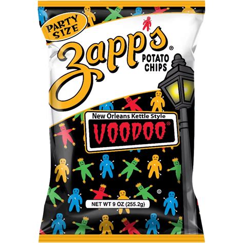Zapp's Potato Chips Voodoo Bag 8.0oz - 9/cs - I Got Your Candy