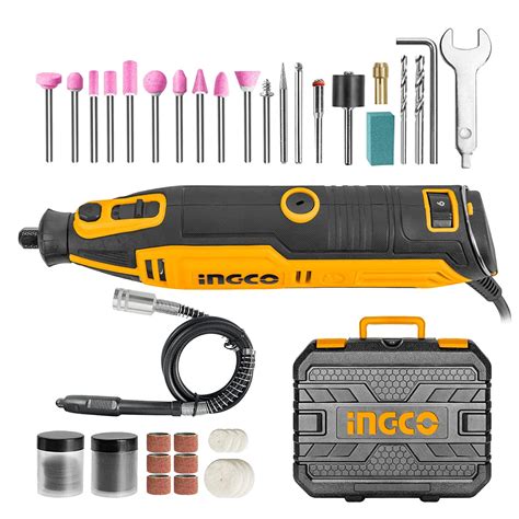 INGCO Mini Die Grinder Kit with Variable Speed MG13328 Mini Die Grinde ...