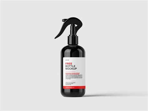 Trigger Spray Bottle Mockup (6 PSD Scenes) | The Free Mockup