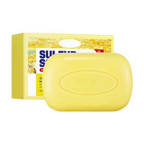 Sulfur Soap for Acne Support: Sulfur Face Wash Bar for Sensitive Skin ...