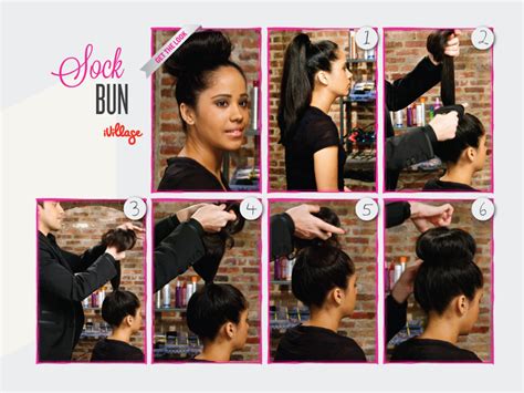 How To Do A Sock Bun Step By Step 5 Step Sock Bun