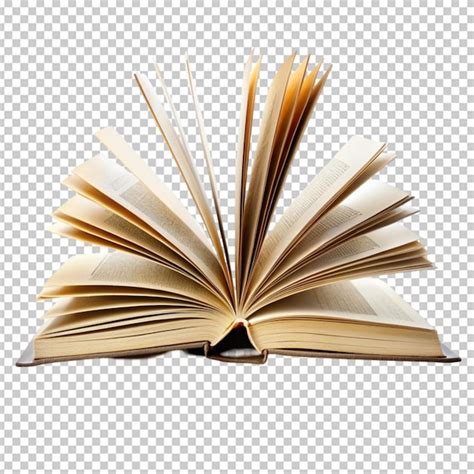 Open book with on transparent background | Premium AI-generated PSD