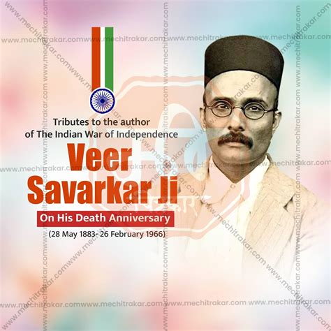 High-Quality Swatantryaveer Vinayak Damodar Savarkar Punyatithi ...
