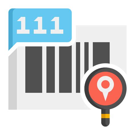 Tracking number - Free shipping and delivery icons