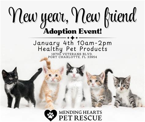 New year, new friend adoption event!, Healthy Pet Products Florida ...