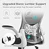 Hbada Office Chair Ergonomic Desk Chair, Office Desk Chairs with PU ...