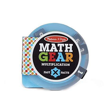 Melissa & Doug Children s Book - Math Gear Multiplication Fast Facts Interactive Board Book ...