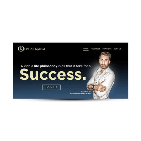 Design a new Header for my new website | Freelancer