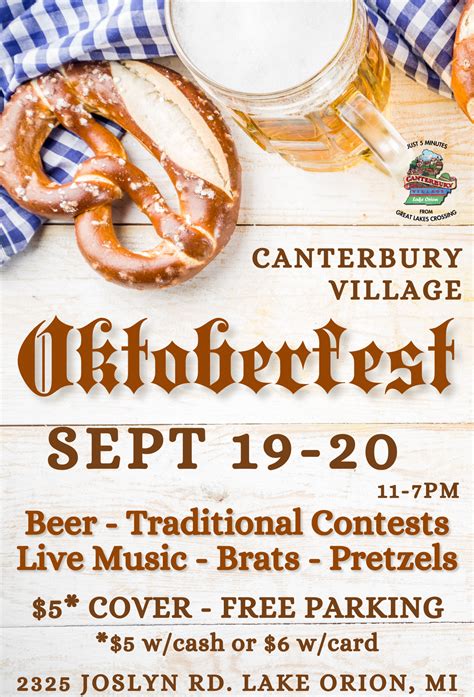 Canterbury Village Oktoberfest – Canterbury Village – Lake Orion