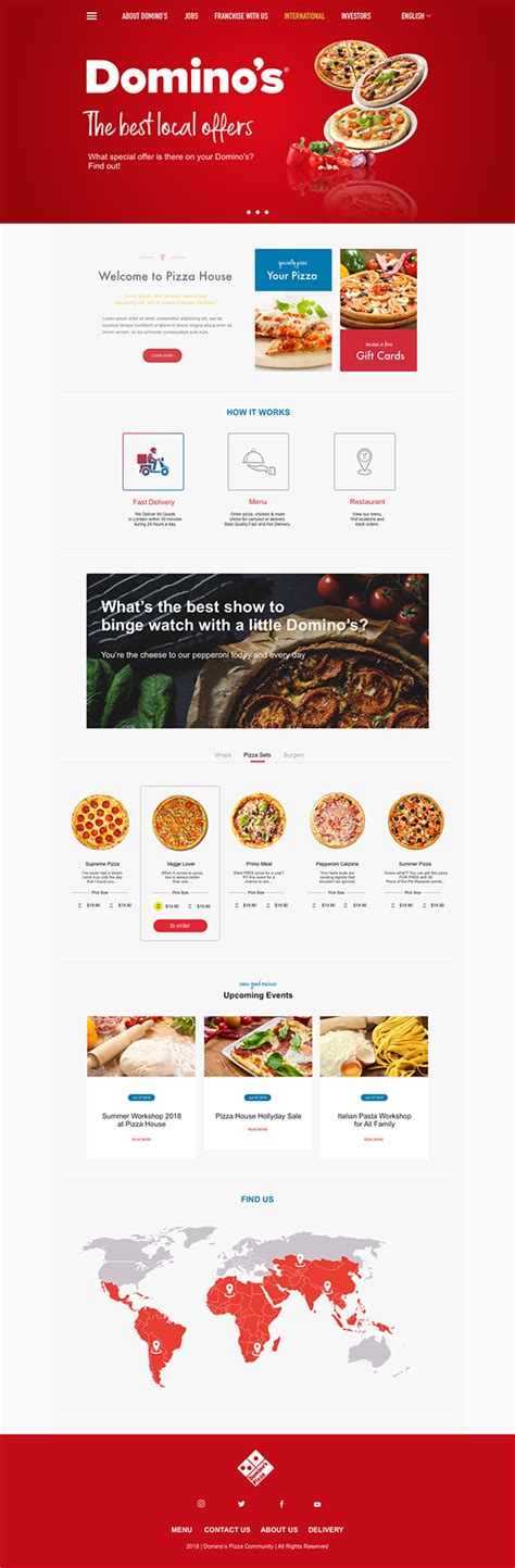 Image result for Domino's Website
