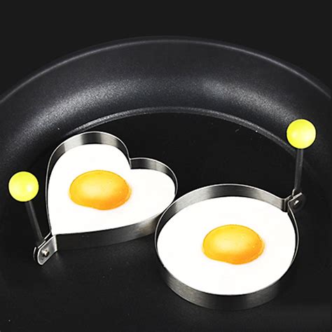 Product - Egg Molds Rings Fried Egg Shaper Shaped Egg Mold Ring ...
