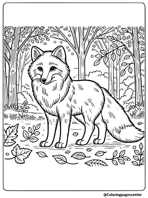 Fox Colouring Images