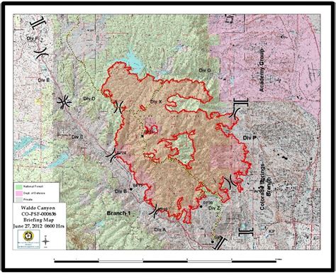 Colorado Springs Fire Map