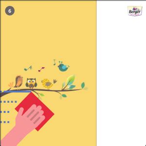 Berger iPaint DIY Wall Stickers Singing Birds for Home Décor (24"X12 ...