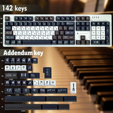 IJKT Black and White keycaps, PBT keycap,Cherry Profile India | Ubuy