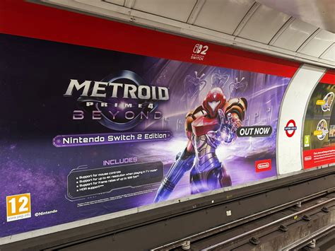 Nintendo는 Metroid Prime 4가 '지금'되었다고 주장하는 London Underground Ad를 수정했습니다 ...
