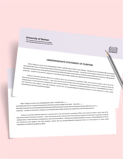 Free Statement of Purpose Templates to Edit Online and Print