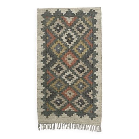 Tapis Kilim tissé à la main en chanvre et coton, 2,5 x 4 pi, tapis ...