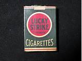 RARE Original 1920's 12 Count Lucky Strike Cigarette Package EMPTY No ...