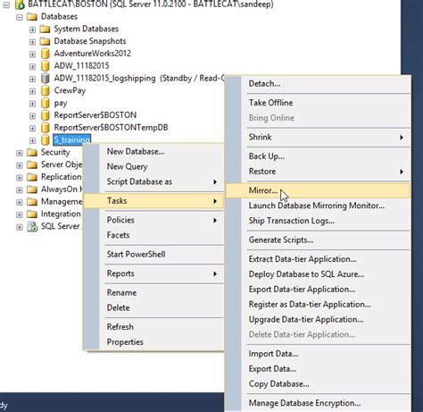 Image result for SQL Mirroring 2012 Log
