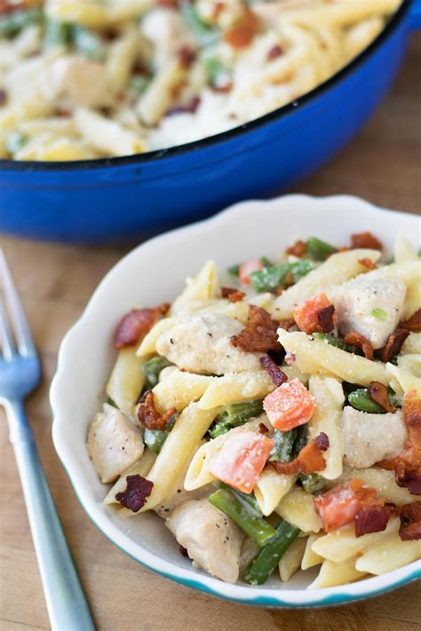 One Pot Creamy Chicken and Vegetable Pasta Recipe - The Kitchen Wife