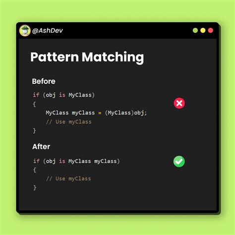 Image result for C# Pattern Matching