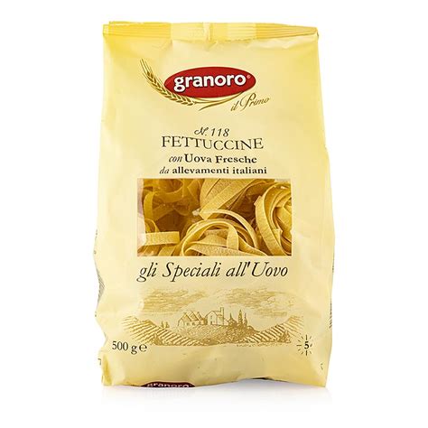 Granoro Fettuccine with egg, wide ribbon noodle - Nests, No.118, 500g ...