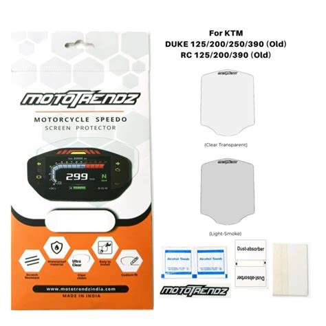 Speedometer Protection Film - Duke / RC (Old Models) 200 - SPFKT002 ...