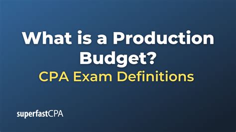Image result for Production Budget Example